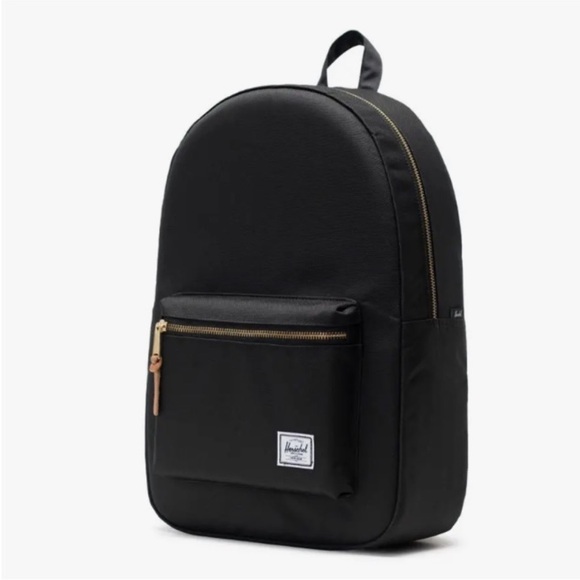 Herschel Supply Company Black Settlement Canvas Laptop Padded Backpack main image 15